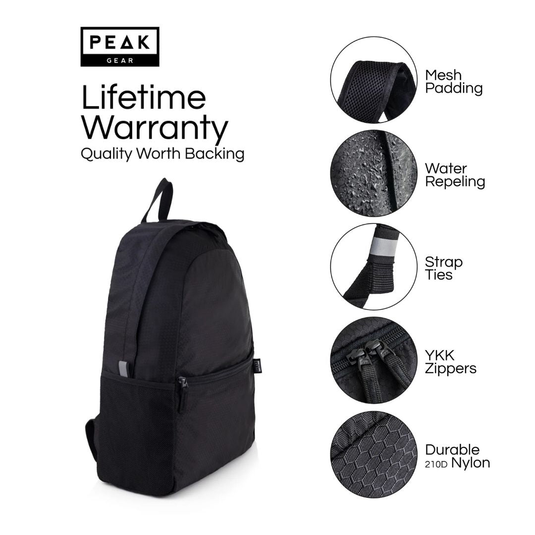best foldable backpack for travel Foldable Backpack – Peak Gear