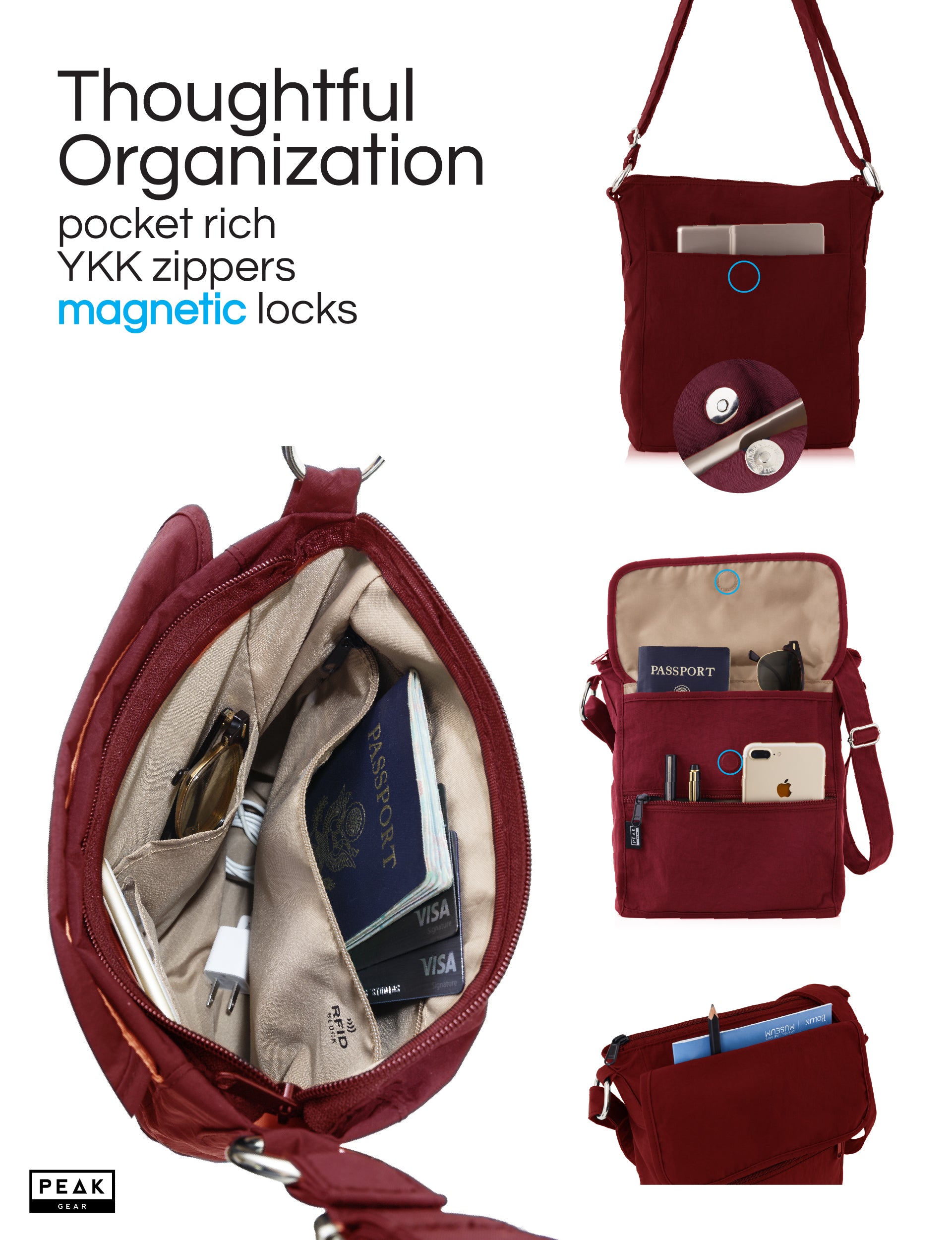 Nylon Crossbody Purse